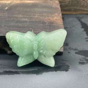 Piedras de cristal para colgar, figuritas de mariposa, piedras naturales, Reiki, energía, GEMA, racimo de cristal, estatua de mariposa, piedra de cristal Natural - Product Image 4