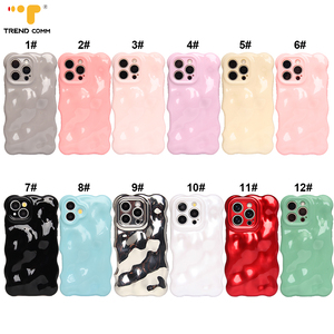 <span class=keywords><strong>Funda</strong></span> Protectora para Teléfono Móvil de TPU con Diseño de Onda, Resistente a Impactos, para <span class=keywords><strong>iPhone</strong></span> 17 Pro Max Air, Venta al Por Mayor 2026 - Product Image 1