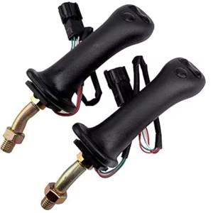 Palanca de Control para Excavadora, Joystick, Botón de Agarre, Aleación de Aluminio, Negro - Product Image 3