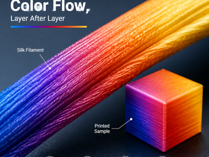 Filamento PLA de Seda al por Mayor de Fábrica, Serie Cristal con Degradado Arcoíris, Filamento para Impresora 3D con Cambio de Color para Bambu Lab Anycubic - Product Image 2