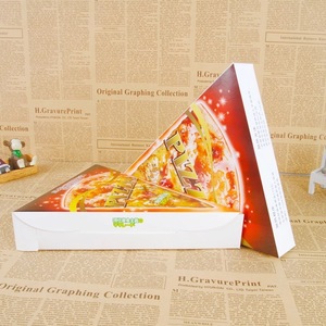 Triangular <b>Pizza</b> <b>Box</b> Paperboard Disposable Baking Packaging 100pcs Tianjin Origin - Product Image 4