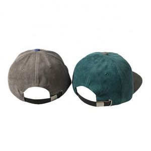 Gorras de Pana de 5 Paneles con Logotipo Bordado Personalizado, Deportivas, Transpirables, Impermeables, Ajustables con Cierre a Presión - Product Image 3