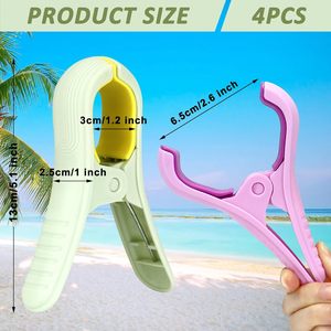 Meilleure qualité coupe-vent mignon été plage serviette Clips vêtements serviette Clip grande <span class=keywords><strong>pince</strong></span> à linge - Product Image 2