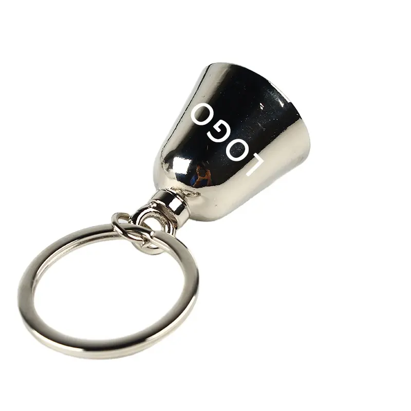 Porte-clés commémoratif 3d à la mode, en alliage de zinc, métal, haute brillance, vente en gros, collection