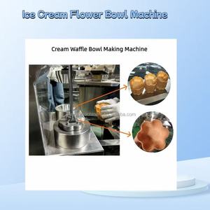 Machine <span class=keywords><strong>semi</strong></span>-automatique professionnelle pour la fabrication de cornets de crème glacée en forme de bol profond, production Malaisie - Product Image 4