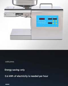 Prensa Extractora de Aceite de Temperatura Constante - Mini Prensa Doméstica para Cacahuetes, Semillas de Girasol y Sésamo para Uso en la Cocina - Product Image 3