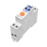 Disjoncteur intelligent Wi-Fi DC TOMZN Tuya Smartlife avec minuterie cyclique 8-90V 63A, alimentation à découpage 1P, relais de statut et compte à rebours