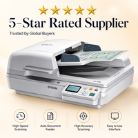 Scanner de documents haute vitesse EPDS-6500/7500 avec capteur CCD ADF recto-verso automatique, 1200 DPI, format A4, 40 ppm/80 ipm, interface USB