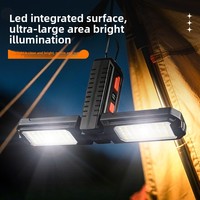 Nouvelle lampe torche LED rechargeable par USB, indice de protection IP44, portable, ultra-lumineuse, multifonction, lampe de travail d'urgence pour l'extérieur, interrupteur à bouton