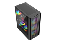 Boîtier de PC de jeu AntarcChill Mesh HighEnd avec panneau latéral en verre trempé de 0,5 mm, best-seller