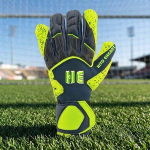 Guantes de Portero de Fútbol de Cuero Hechos a Medida, Diseño Transpirable Antideslizante, Correa Extraíble, Colores y Tallas Personalizables, Unisex, Protección - Product Image 3