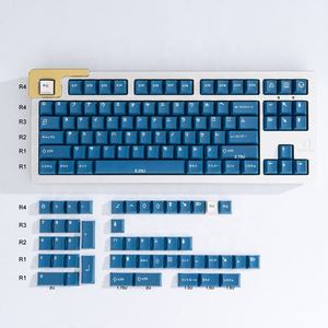 GMK WOB <span class=keywords><strong>KATAKANA</strong></span> Blue129 Keys Keycap Cherry Profile DYE-SUB Japanese Custom Personality Keycaps For Mechanical Keyboard 61/64 - Product Image 3