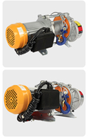Palans électriques à simple ou double vitesse 1t 1.5t 2t 3t 380v 220v 110v, treuil électrique à câble pour la fabrication