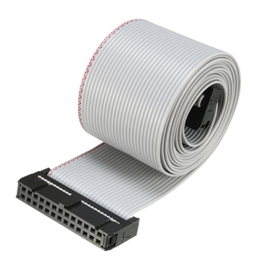 Cabo liso cinzento flexível 6 8 10 12 <span class=keywords><strong>14</strong></span> 16 20 24 26 30 34 40 50 60 64 do conector do passo Idc do Pin 1.27mm da fita IDC - Product Image 2