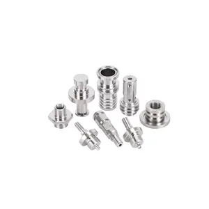 Non-standard Customized Lathe Machining Parts Hardware Nut Connector Stainless Steel Turning And Milling Parts