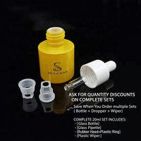 Bouchon compte-gouttes en promotion, insert limiteur de débit, bouchons en plastique de 14 mm pour flacon compte-gouttes en verre