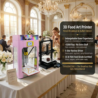 Nuevo Robot de Pintura de Azúcar Automático con IA, Impresora 3D, Máquina de Impresión de Alimentos Comestibles, Acero Inoxidable 304, 1 Año de Garantía, Creativo y Compacto