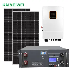 Wholesale Price Complete 3 Phase10kw 25kw battery App Hybrid Solar Panel system Solar Energy System form home