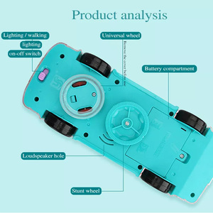 Trẻ Em Pin Hoạt động Xe Điện Đồ Chơi Điện Phổ Xe Buýt Đồ Chơi Trong Suốt Bánh Xe Buýt Đồ Chơi Với Ánh Sáng, Âm Nhạc - Product Image 3