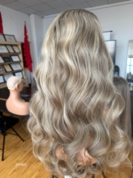SHY 13x5 Perruque Lace Front Sans Colle Cheveux Humains Bande Élastique Bonnet Confortable Couleur Salon Balayage Vente en Gros