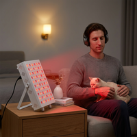 Panneau de luminothérapie infrarouge LED 660nm 850nm à faible EMF pour le cou et la gorge, appareil de soin de la peau et de soulagement de la douleur