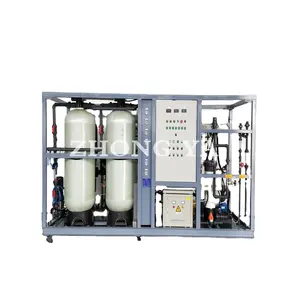 Mini Seawater Desalination Plant 5TPD-20TPD Capacity Packaged SWRO Design With Turnkey Features Water Treatment Machinery