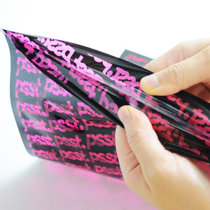 Tùy chỉnh nhựa trong suốt quần áo <span class=keywords><strong>Ziplock</strong></span> gói túi Frosted dây kéo túi với logo Zip Zip khóa túi - Product Image 4