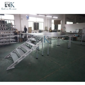 Heavy Duty Adjustable Removable Moving Aluminum Folding Rectangle Portable Event Modular Assembling Stage <b>Platform</b> Stage - Product Image 4