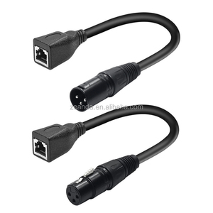 מיקרופון באיכות גבוהה כבל xlr זכר rj45 ethernet נקבה נחושת מוליך pvc פה בידוד מערבל מתח נמוך טעינה 16a - Product Image 2