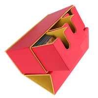Boîte de rangement en cuir tendance pour cartes de jeu Magic Commander, en PU, pour cartes à collectionner