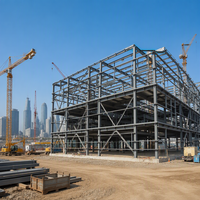 Structure en acier préfabriquée robuste, durable et évolutive pour centre commercial, magasin, centre d'achats, bâtiments métalliques préfabriqués