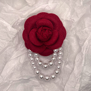 Lettere greche personalizzate <span class=keywords><strong>Jack</strong></span> e <span class=keywords><strong>Jill</strong></span> con perle fiore spilla corpetto - Product Image 3