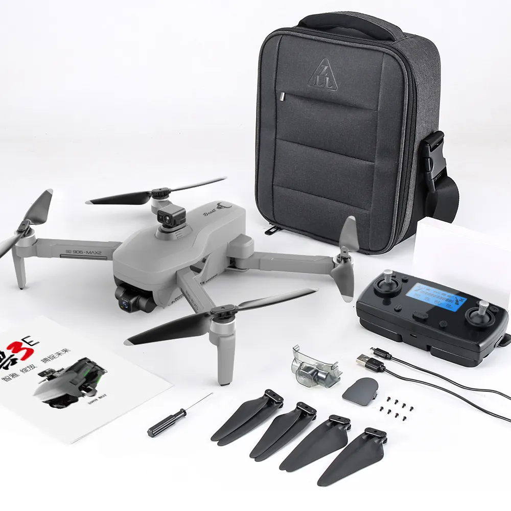 JHD Drone SG906 3E MAX2, Quadcopter RC kamera HD profesional 4K, Gimbal 3 sumbu 5G WiFi SG906 Max FPV
