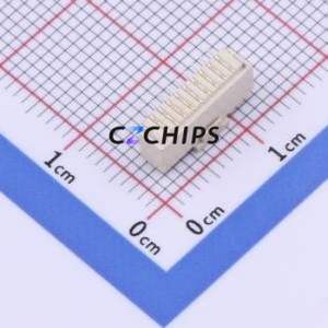 WAFER-SH1.0-9PLB Wire-to-Board Pin Header SMD,P=1mm Connector 1x9P 1mm Vertical Mount SH - Product Image 2