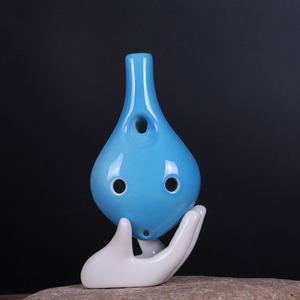 Ocarina en céramique à 6 trous pour enfants, instrument de musique éducatif pour l'éveil musical - Vente en gros - Product Image 4