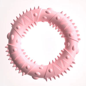 Pet Dog <b>Ring</b> Toy Agressive Dogs Toothbrush Large Pets Teeth Cleaning Tools Chewer Dogs love to Play Toys Made TPR Material - Product Image 5