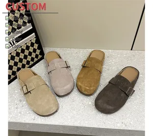 Professional Customized Men Slippers Cork Sandal Sole custom Clogs Mules with great price