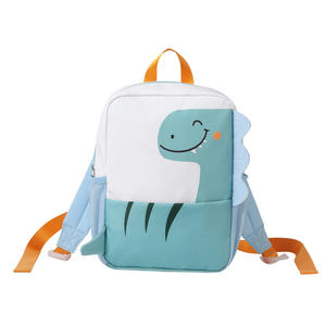 Sac à dos pour enfants PLAYMAX 3D dessin animé unisexe écologique imperméable mignon petit dinosaure design sac à dos scolaire à dos souple - Product Image 1