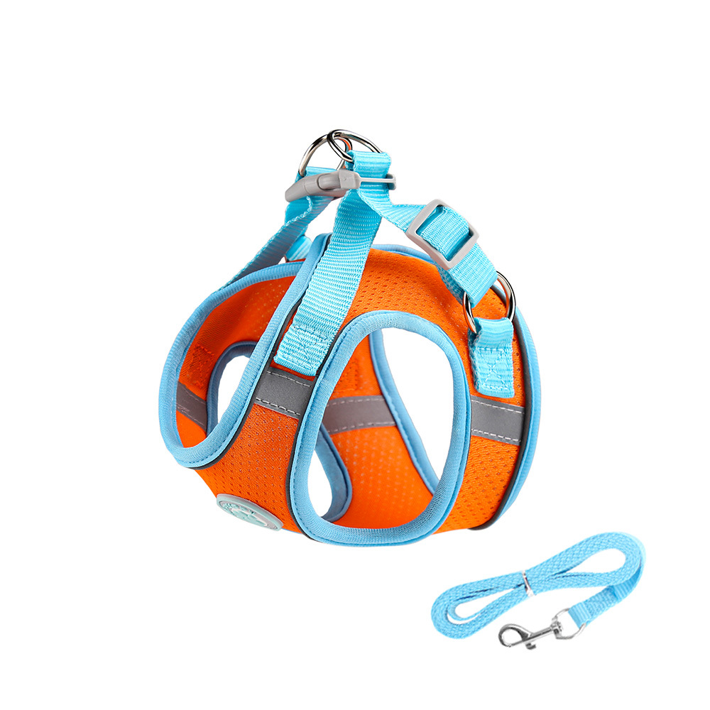 Orange chest and back 1.5-meter traction rope
