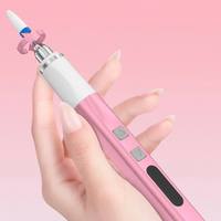 Mini-meuleuse électrique sans fil, kit de perceuse à ongles, vitesse variable, outil léger et portable pour salon et usage domestique