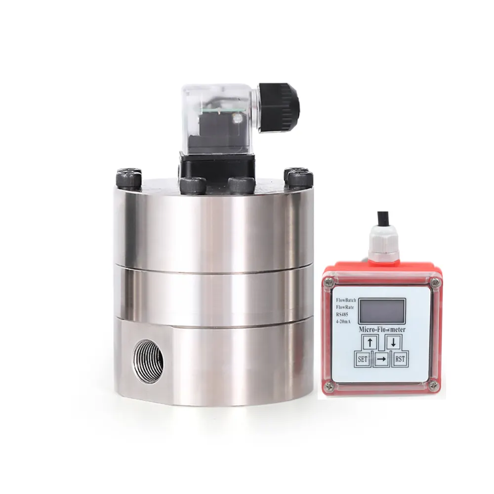 Ô tô phun nhiên liệu lưu lượng kế vi hình bầu dục bánh Flow Meter cho ô tô kim phun nhiên liệu