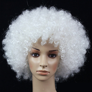 <span class=keywords><strong>Pelucas</strong></span> Afro rizadas de <span class=keywords><strong>payaso</strong></span> divertido, peluca de arcoíris, peluca de fiesta colorida loca, tema de discoteca de los años 70 para adultos, mujeres, hombres, broma De Halloween - Product Image 4