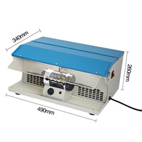 Machine à polir les bijoux DM-5 200W, machine à polir et à lustrer les bijoux de table, polisseuse de surface avec collecteur de poussière