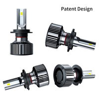 Système d'éclairage automatique 17000lm Mini lampe frontale LED 12V ampoules de phares de voiture 9004 9005 9006 H1 H3 H11 H7 H4