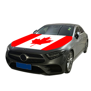 Housse de capot de voiture de haute qualité, directement de l'usine, drapeau du Canada, 120*150cm, pour la décoration du moteur - Product Image 2
