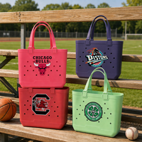 Individuell Bedruckte Silikon-Strandtasche Wasserdichte Tragetasche Damen Eva-Handtasche Jelly-Stil Große Kapazität Sommer Urlaub Pool-Nutzung