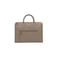 Grand sac de bureau pour ordinateur portable 16 pouces avec logo noir pour homme mallette d'affaires en cuir à bandoulière