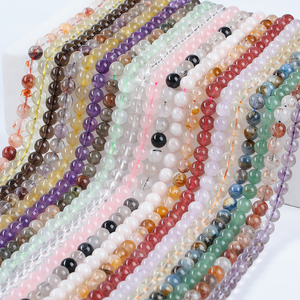 JD GEMS Vente en gros <span class=keywords><strong>de</strong></span> perles rondes en pierre naturelle <span class=keywords><strong>de</strong></span> 4 à 12 mm, quartz <span class=keywords><strong>de</strong></span> haute qualité, idéal pour la fabrication <span class=keywords><strong>de</strong></span> bijoux quotidiens, bracelets DIY - Product Image 1