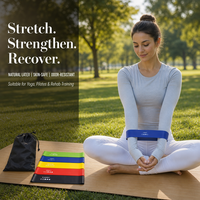 Lot de 5 bandes de résistance personnalisables avec logo, idéal pour le fitness, le thérapeutique, les exercices de gym, les bandes élastiques pour l'entraînement des jambes et des hanches – Vente Flash
