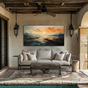 <span class=keywords><strong>Pittura</strong></span> paesaggistica SQ <span class=keywords><strong>acqua</strong></span> tranquilla lago tramonto <span class=keywords><strong>pittura</strong></span> a olio canne da parete arte calma tranquilla decorazione da sera <span class=keywords><strong>pittura</strong></span> blu <span class=keywords><strong>verde</strong></span> <span class=keywords><strong>acqua</strong></span> - Product Image 6